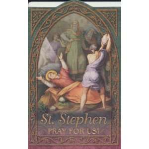  Saint Stephen Holy Card Deacon and First Martyr 
