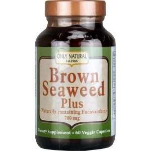  Only Natural   Brown Seaweed Plus 700mg   60 Veggie Caps 