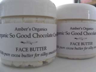 Organic So Good Chocolate Face Butter Cream  
