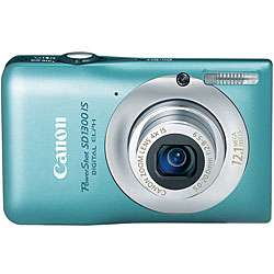 Canon PowerShot SD1300IS 12.1MP Green Digital Camera  
