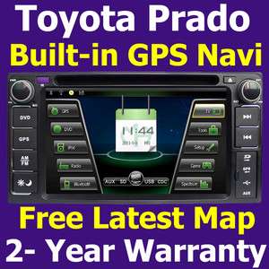   Stereo RDS Radio Car GPS Navigation DVD Player for Toyota Prado  