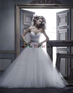 Custom New White/ivory Wedding Dress Bride Gown Size 2 4 6 8 10 12 14 