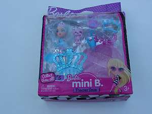 NEW BARBIE Doll MINI B Princess Series #5 Stand Clip  