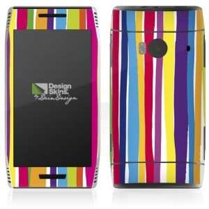  Design Skins for Nokia X7 00   Watercolour Stripes Design 