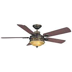 Savoy House Barclay Burnished Gold Ceiling Fan  