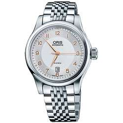 Oris Classic Date Mens Steel Watch  