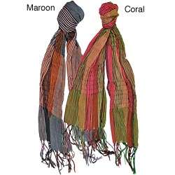 Lycra Fringed Scarf (India)  