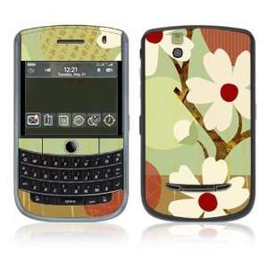 Asian Flower Decorative Skin Cover Decal Sticker for Blackberry Tour 