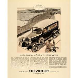  1933 Ad General Motors Chevrolet Car Old Gold Cigarette 