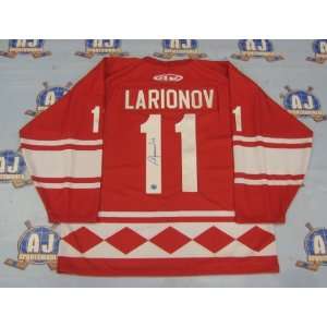  IGOR LARIONOV USSR CCCP SIGNED 1980 Olympic Jersey Sports 