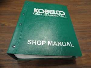 Kobelco SK40SR   SK45SR Excavator Service Manual  