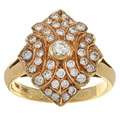 18k Yellow Gold 1 1/8ct TDW Diamond Estate Ring (J K, SI1 SI2 