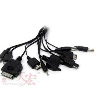10 in 1 Charger USB Cable for iPod Motorola Nokia Samsung LG Sony 