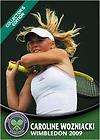 WIMBLEDON 2009 CAROLINE WOZNIACKI Tennis card xx/18 collectors 