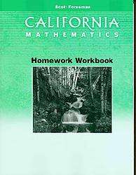 Scott Foresman California Mathematics Homework Grade 4 (Paperback 