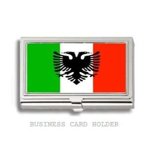  Arbereshe Albanian Flag Business Card Holder Case 