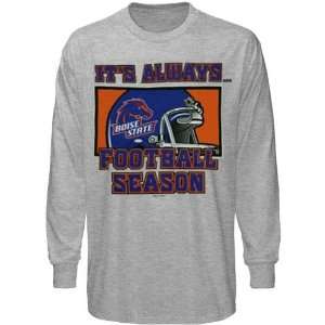  Boise State Broncos Ash Always In Season Long Sleeve T shirt 