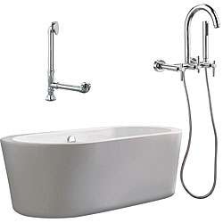 Ventura Apron Tub and Wall Mount Faucet Package  