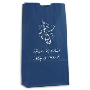    Personalized Goodie Bag   Navy (50 Bags) Arts, Crafts & Sewing