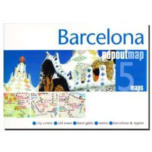  Barcelona, Spain PopOut Map