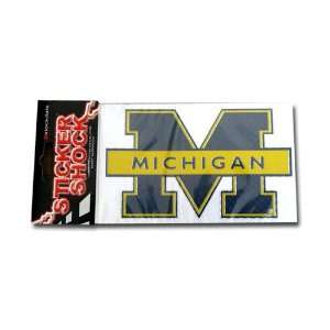  Michigan Wolverines Holographic Auto Decal Sports 