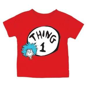    2T 24M Basic Crew Neck Short Sleeve Tee Seuss Cat in the Hat T Baby