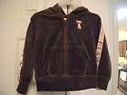  Brown Zip Up Hoodie Jacket With Kitty Cat Size 4T 