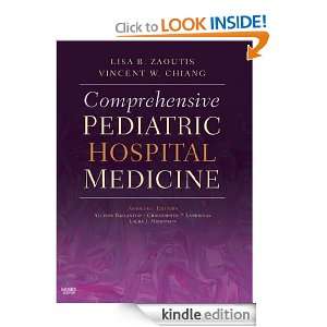 Comprehensive Pediatric Hospital Medicine Lisa B. Zaoutis, Vincent W 