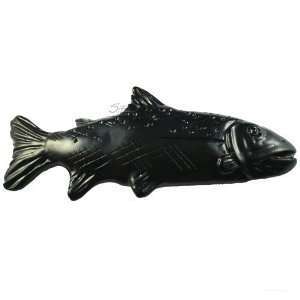   681400, Pull, Trout Pull   Black, Rustic Lodge