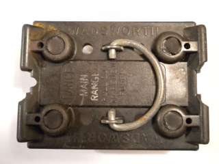 Wadsworth Main Range Pull Out 60 Amp Fuse Holder   Good Condition 