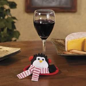  Penguin Wine Glass Coasters   Party Decorations & Room 