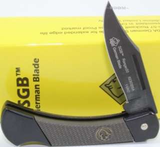   SGB Titanium German Blade Lockback Folding Hunting Pocket Knife  