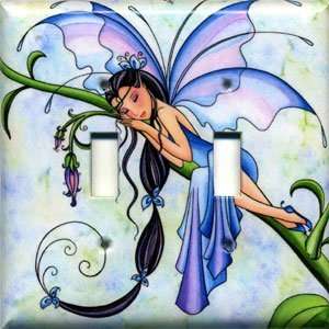 Flower Fairy Double Toggle Switchplate