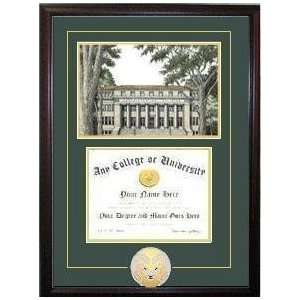 Colorado State University Graduate Framed Lithograph w/Diploma Opening 