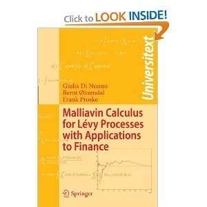   Lévy Processes with Applications to Finance byProske Proske Books