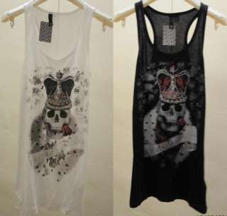 Divided Cool Skull Mini Dress/Long Top,NWT,All size  