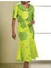NEW LISA RENE WOMENS 2 PC DESIGNER DRESS w/JACKET Size 22W GREEN Fully 