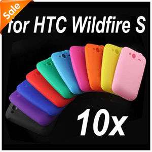   Silicone Skin Case Back Cover For HTC Wildfire S G13 Fashionable Gift