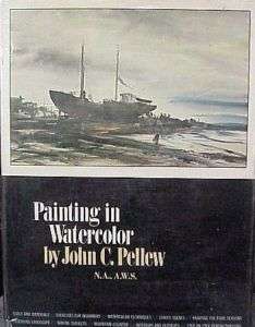 PAINTING IN WATERCOLOR   JOHN C. PELLEW   SIGNED  