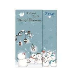  HOLBM4    Holiday Bookmark Greeting Card Snowmen Health 