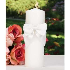  Classic Beauty White Unity Candle 