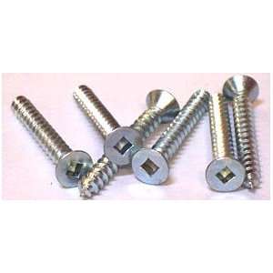 Self Tapping Screws Square Drive / Flat Head / Type A / 18 8 Stainless 