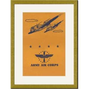    Gold Framed/Matted Print 17x23, Army Air Corps