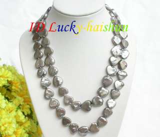 length 32 coin fastener Gray FW pearl necklace dragon  