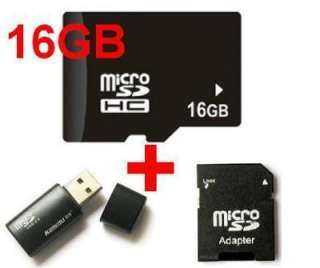 Brand New 16GB Micro SD Card TF Memory SDHC Adapter Reader micro sd 