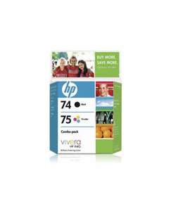 HP 74 & 75 Ink Cartridge Combo  