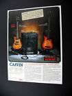 carvin ae185 guitar ac40 bass ag100 amp 1997 print ad  