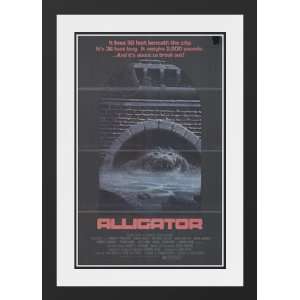  Alligator 20x26 Framed and Double Matted Movie Poster 