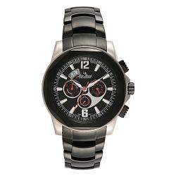 Lucien Piccard Hotwire Collection Chronograph Genuine Black Carbon 