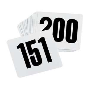  Tablecraft TN200 Table Number Card Set 151 to 200